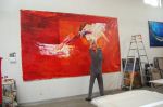 RELIEF SYMPHONY Oil on canvas 212 x 350 cm 2011 At the studio in Pekin